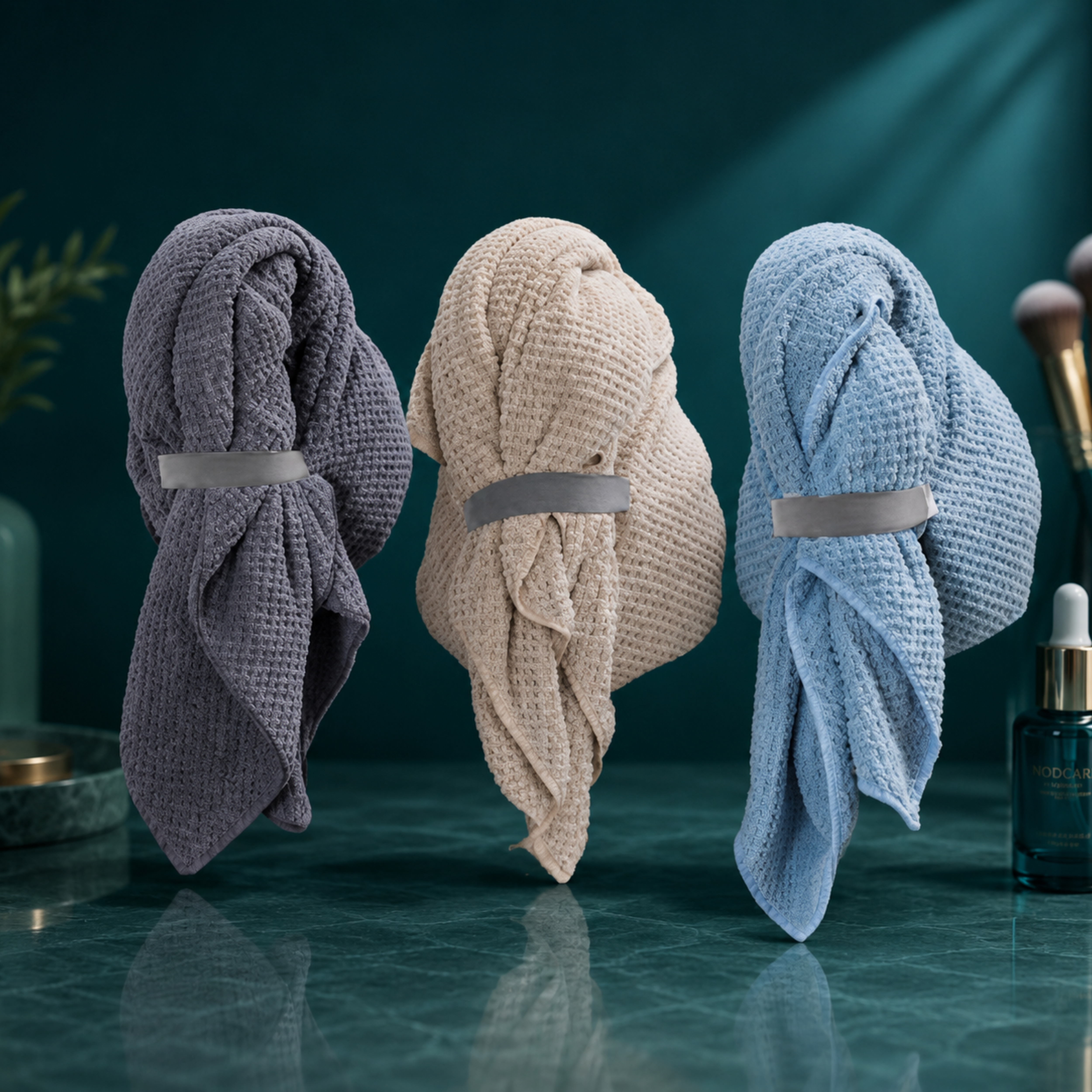 Hårhandduksturban i mikrofiber – Snabbtorkande, hårskyddande twistmodell